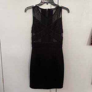 Ark & Co Anthropologie black cross front dress